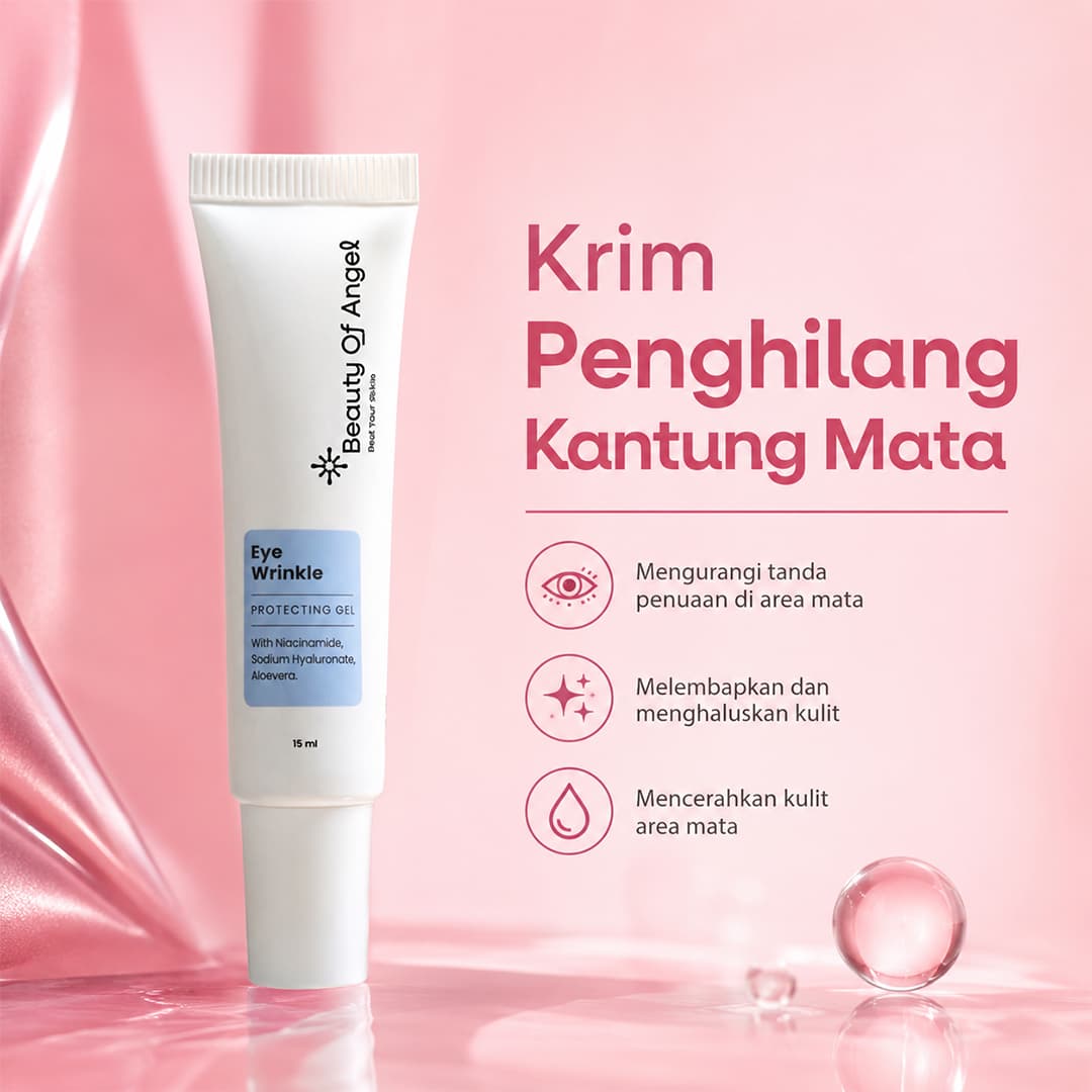 Kemasan tube 15 ml dengan Niacinamide dan Sodium Hyaluronate